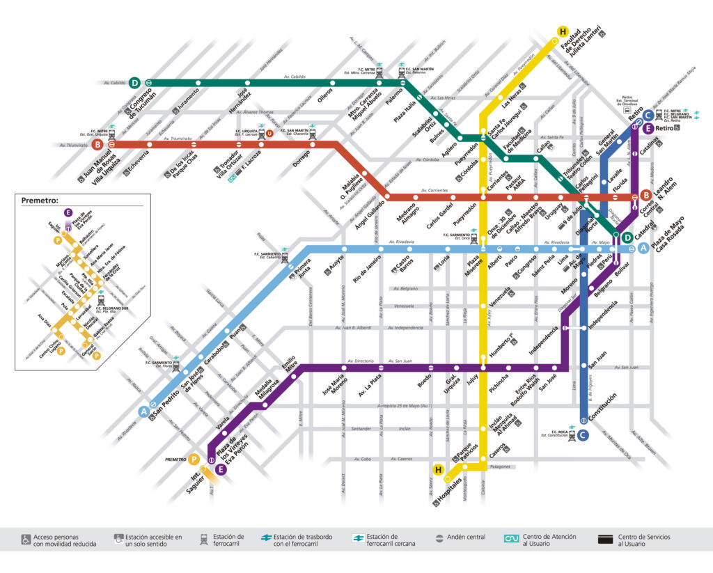 mapa de subte