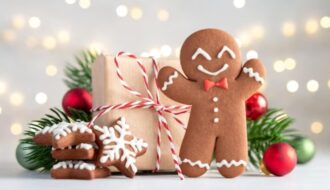 galletas de jengibre y navidad