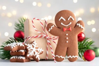 galletas de jengibre y navidad